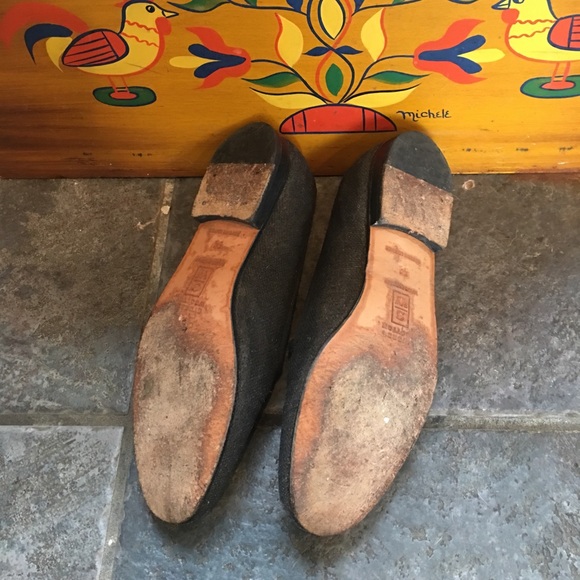 Stubbs & Wootton Margarita Black Loafers Sz 5 1/2 - Picture 8 of 8